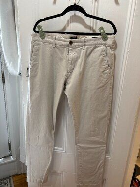 White/Cream J Crew Chino